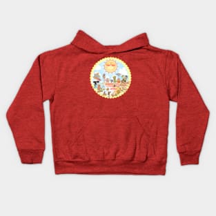 California Beach Paradise Kids Hoodie